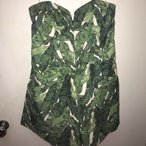 H&M Conscious banana leaf romper
